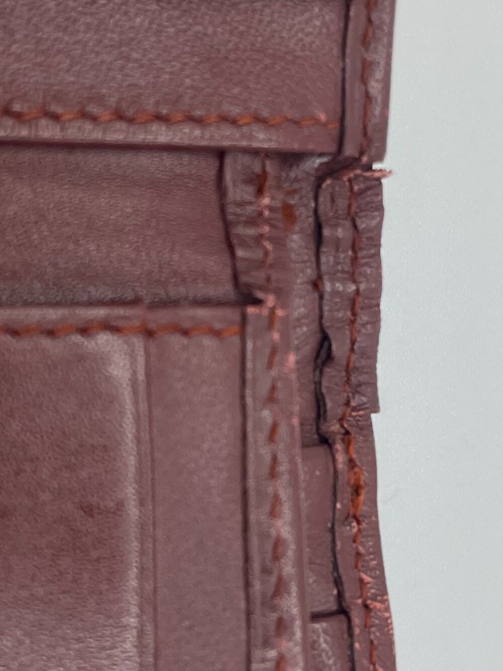 Vintage Cartier Must Line Burgundy Kisslock Long Wallet - Picture 13 of 15